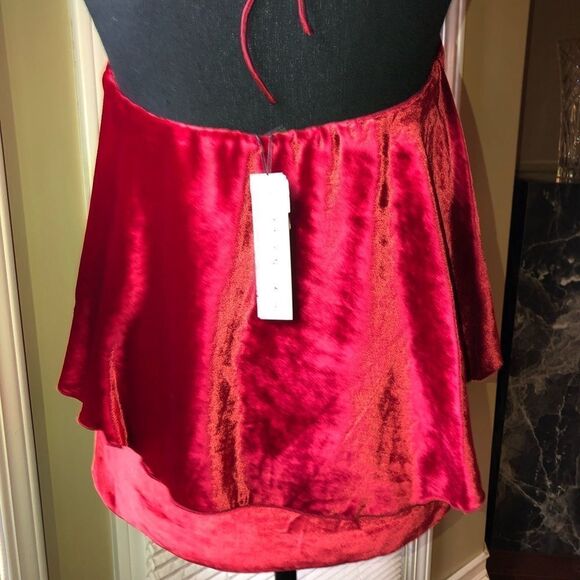 Alice + Olivia Velvet Halter Top NWT - Picture 6 of 7